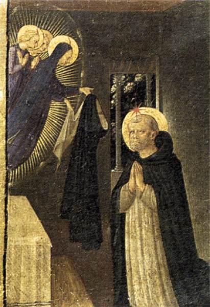 The Virgin Consigns the Habit to St. Dominic, 1433 - 1434 - Фра Анджеліко