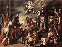 Judith with the Head of Holofernes - Франческо Солімена