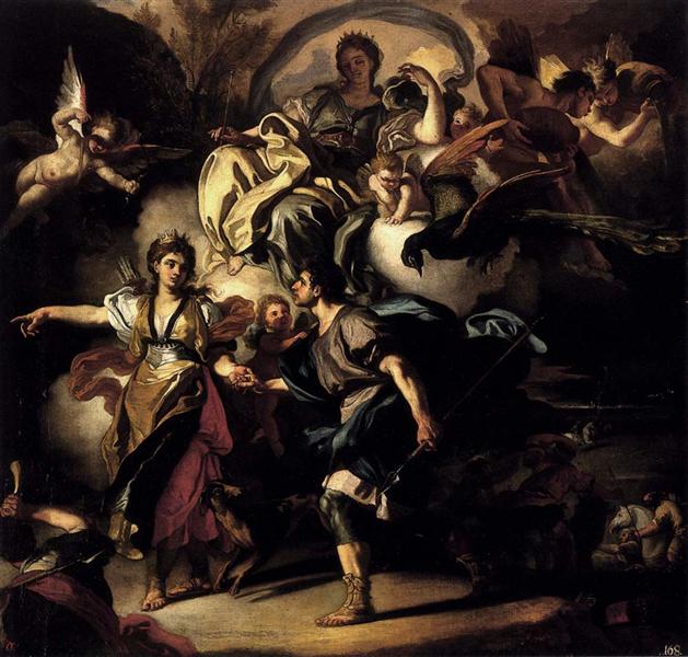The Royal Hunt of Dido and Aeneas - Франческо Солімена