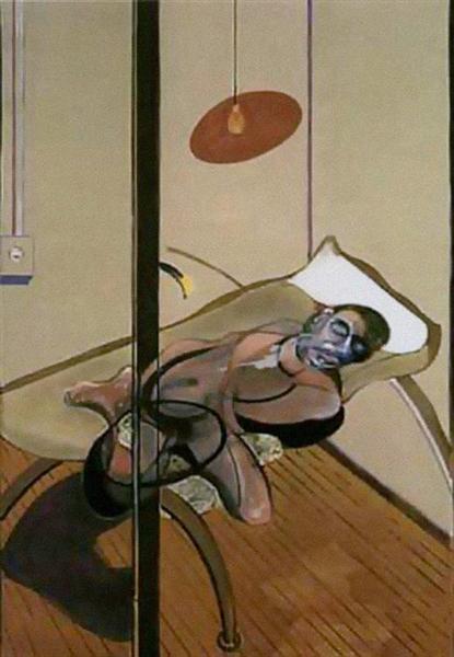 Спящая фигура, 1974 - Френсис Бэкон