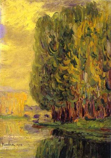 Riverbank, 1905 - Francis Picabia