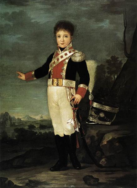 Infante Don Sebastián Gabriel de Borbón y Braganza, 1822 - Francisco Goya