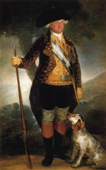 Charles IV en tenue de chasse - Francisco de Goya