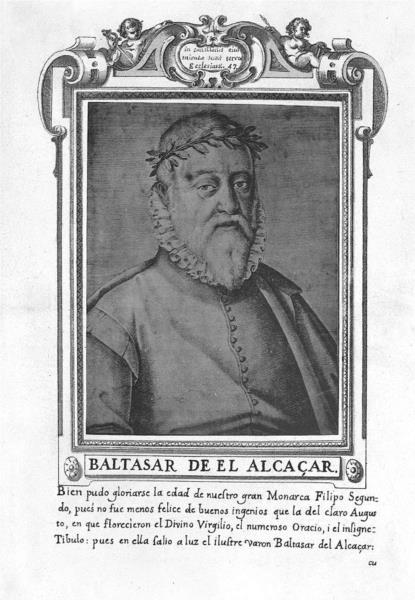 Baltasar del Alcázar, 1599 - Francisco Pacheco del Río