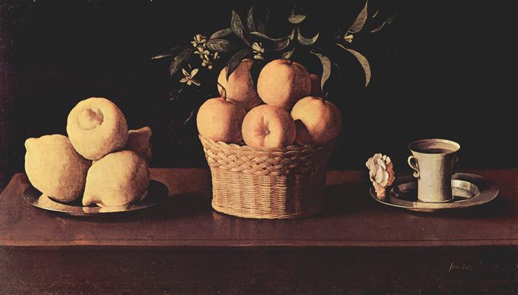 Still Life, 1633 - Francisco de Zurbaran - WikiArt.org