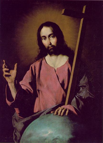 Благословляющий Спаситель, 1638 - Франсиско де Сурбаран