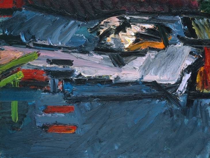 Figure on the Bed, 1967 - 1970 - Frank Auerbach