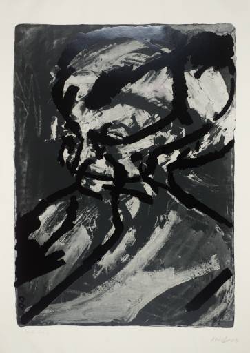 Head of G.B., 1967 - Frank Auerbach
