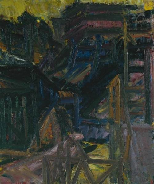To the Studios, 1979 - 1980 - Frank Auerbach