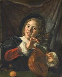 Boy with a Lute - 哈爾斯