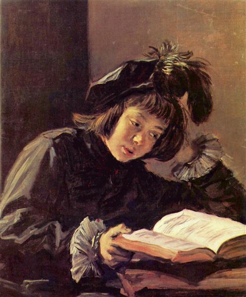 Lesender Knabe - Frans Hals