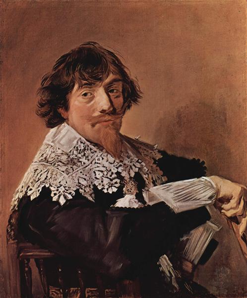 Portrait of a man, possibly Nicolaes Hasselaer, 1630 - 1635 - Frans Hals