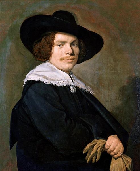 Portrait of a young man, c.1638 - c.1640 - Франс Халс
