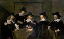 Regents of the St. Elisabeth's Hospital, Haarlem - Frans Hals