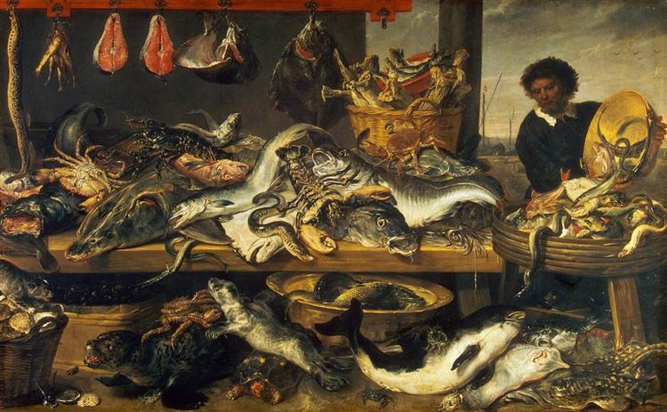 The Fish Market, 1618 - Frans Snyders