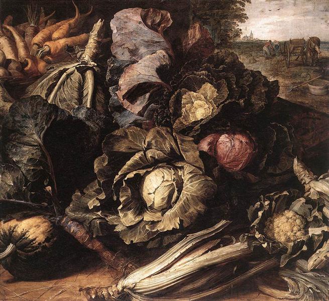 Vegetable Still Life, c.1600 - Франс Снейдерс