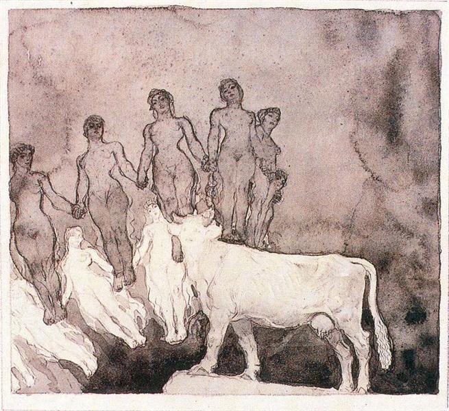 Prometheus in chains, 1905 - Frantisek Kupka