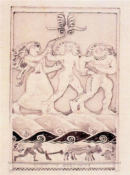 Prometheus in chains, 1905 - Frantisek Kupka