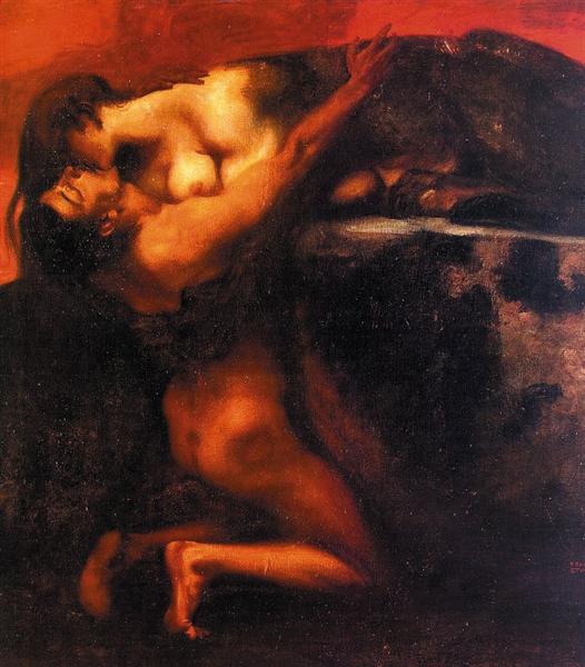 The Kiss of the Sphinx, 1895 - Franz Stuck