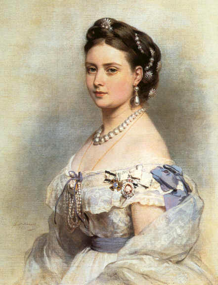 The Princess Victoria, Princess Royal as Crown Princess of Prussia in 1867, 1867 - Franz Xaver Winterhalter