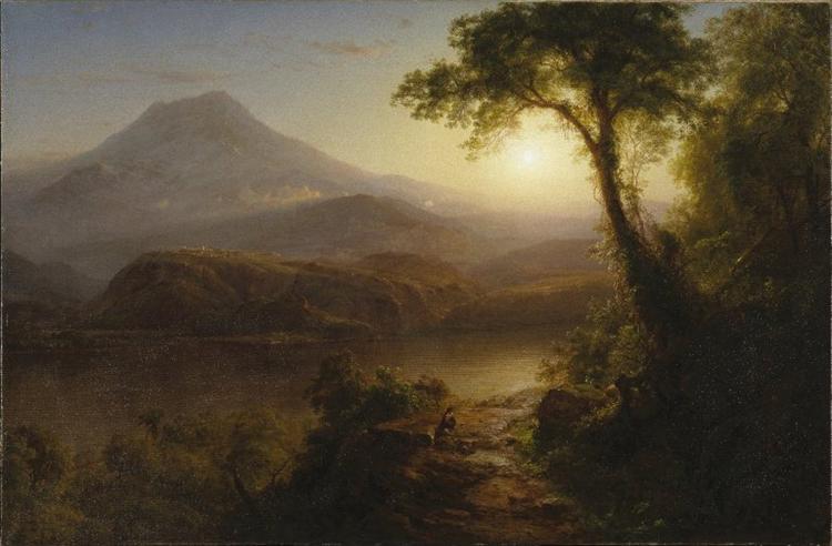 Tropical Scenery, 1873 - 弗雷德里克·埃德溫·丘奇