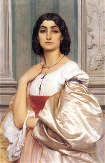 A Roman Lady - Фредерік Лейтон