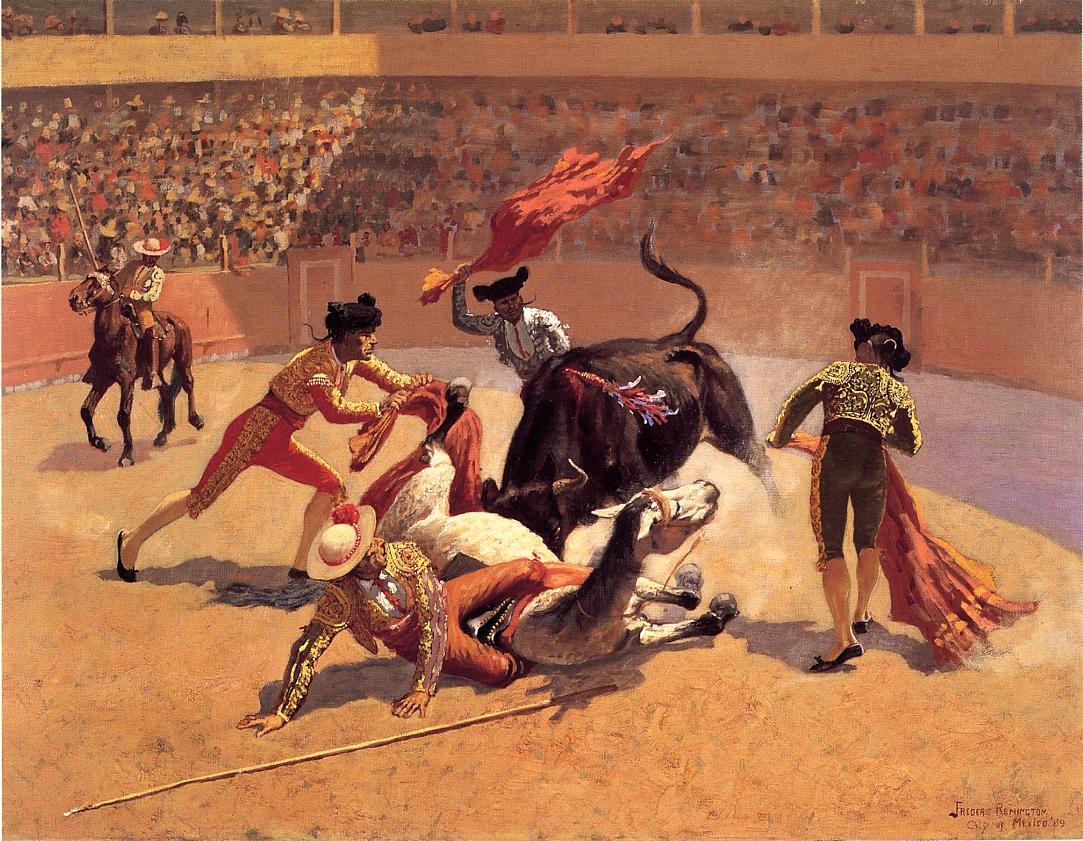 Bull Fight in Mexico, 1889 Frederic Remington