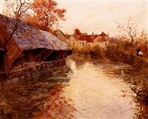 A Morning River Scene - Фріц Таулов