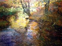 At Quimperle - Frits Thaulow