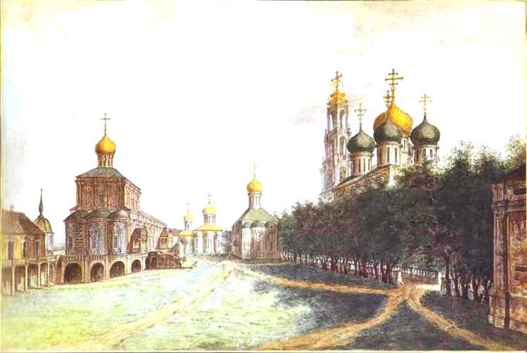 The Monastery of Trinity and St. Sergius, 1800 - Федір Алексєєв