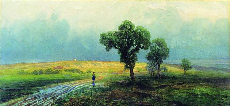 After a Heavy Rain, 1870 - Федір Васільєв