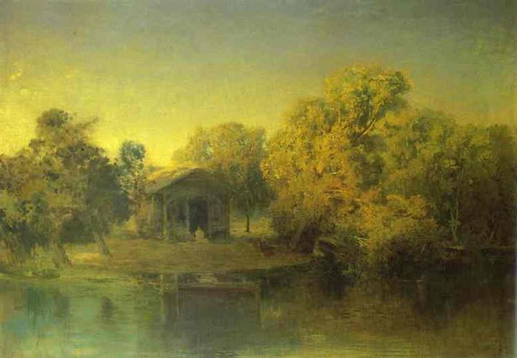 Pond at the Sunset, 1871 - Фёдор Васильев