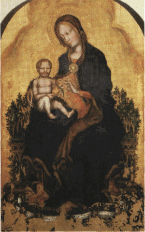 Virgem Maria com os Anjos, 1408 - 1410 - Gentile da Fabriano