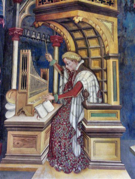 Music, Playing the Organ - Gentile da Fabriano