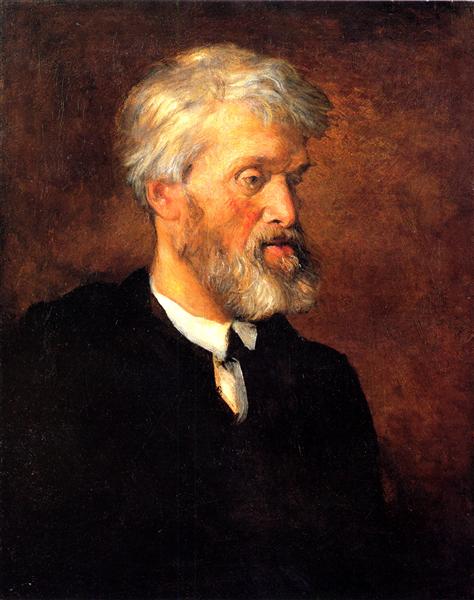 Portrait of Thomas Carlyle - George Frederic Watts