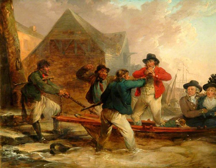 The Press-Gang, 1790 - Джордж Морланд