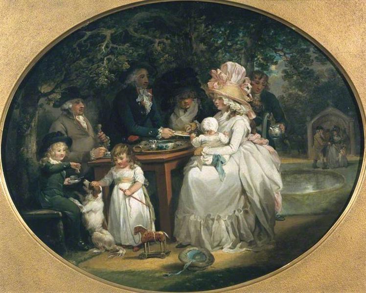 The Tea Garden, 1790 - Джордж Морланд