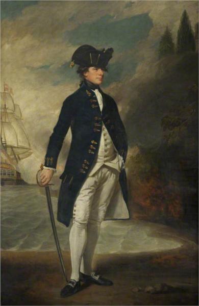 Captain, Later Admiral, Sir Hyde Parker (1739–1807) - Джордж Ромні