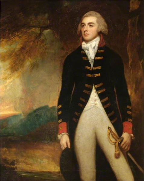 John Richard West (1757–1783), 4th Earl de la Warr - 喬治·羅姆尼