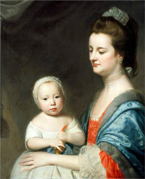 Mrs Marton and Her Son Oliver - George Romney