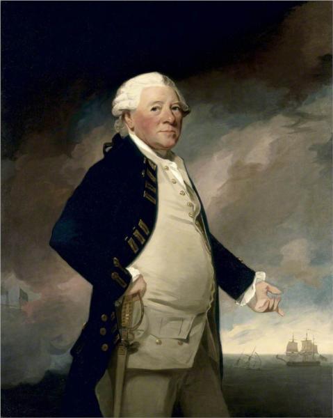 Vice-Admiral Sir Hyde Parker (1714–1782) - George Romney