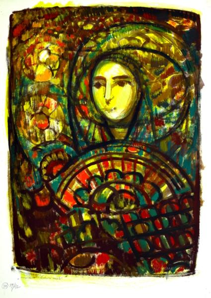 Mexican Woman, 1975 - George Stefanescu