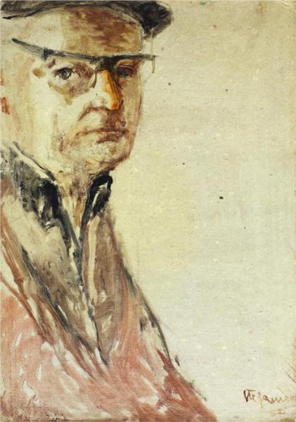 Self-Portrait, 1967 - George Ștefănescu