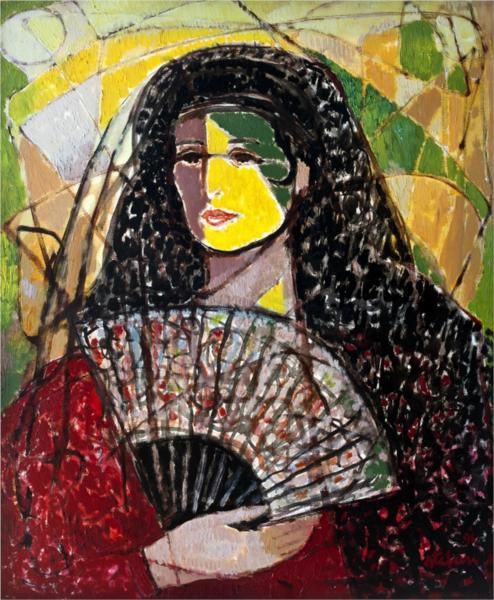 Spanish Woman, 1991 - George Stefanescu