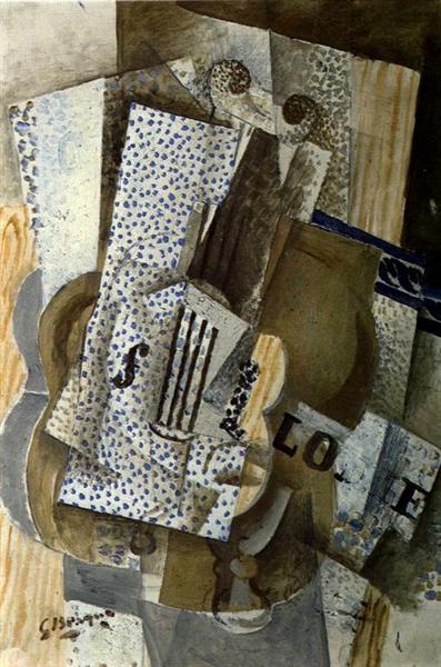 Violin Melodie, 1914 - Georges Braque