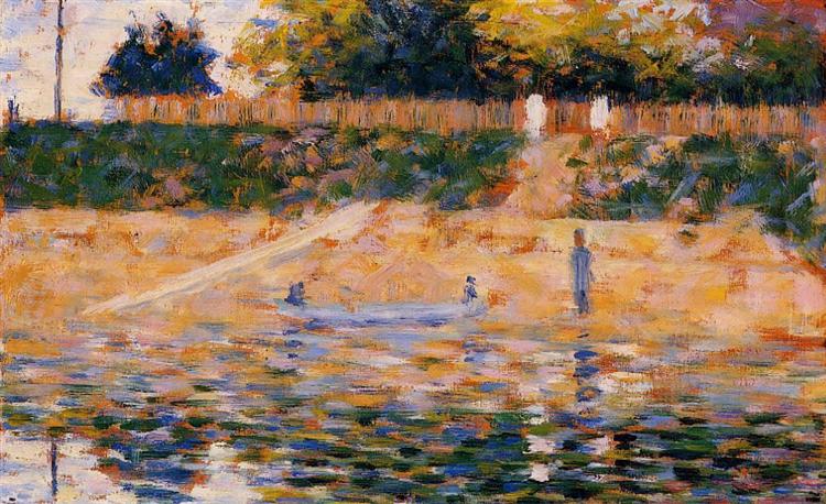 Boats near the Beach at Asnieres, 1883 - Georges Pierre Seurat