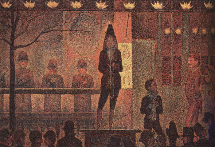 Circus Sideshow, 1887 - 1888 - Georges Seurat