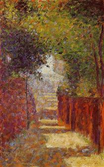 Rue St. Vincent in Spring - Georges Seurat