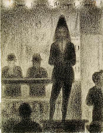 Тромбонист, 1887 - Жорж Сёра