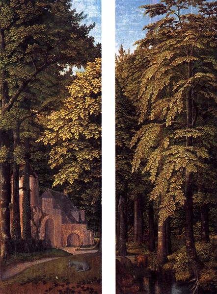 Лісова сцена, 1505 - Герард Давид
